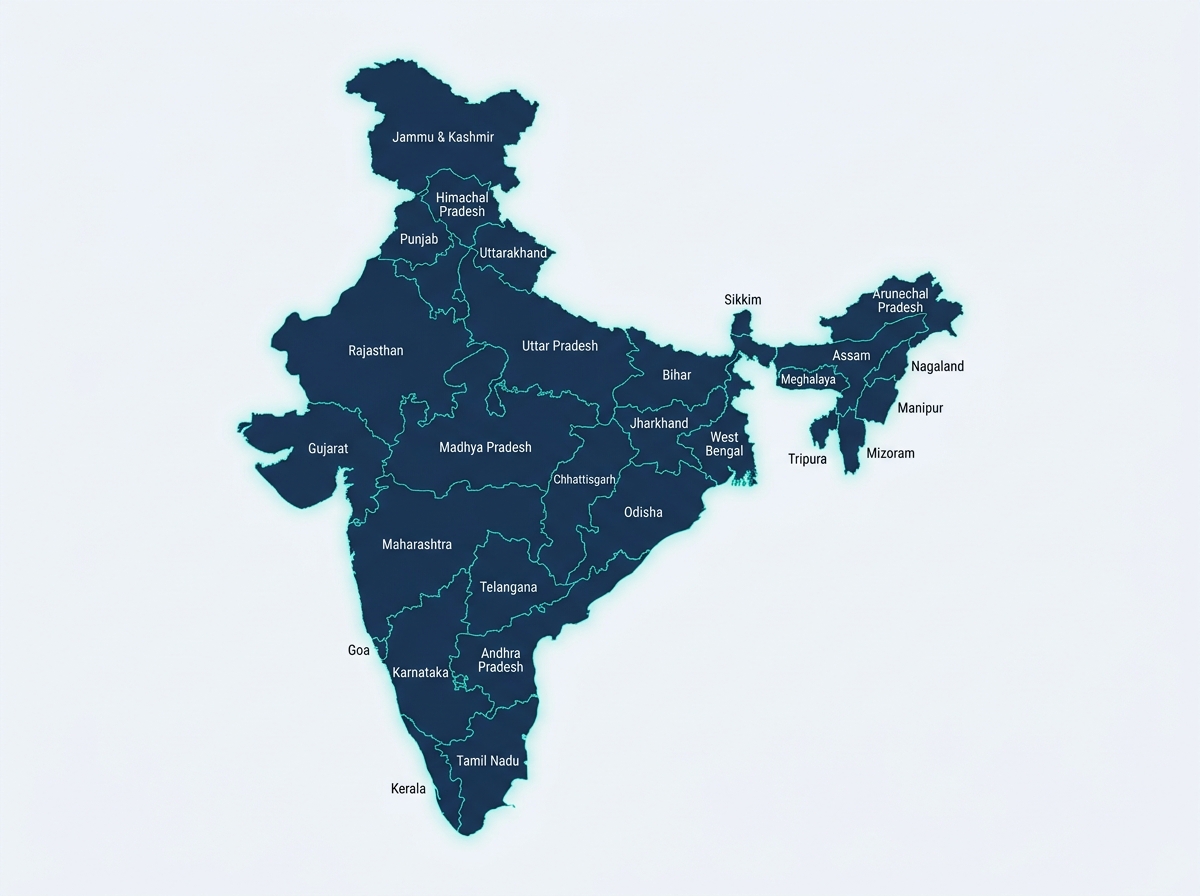 Pan India Network Coverage Map